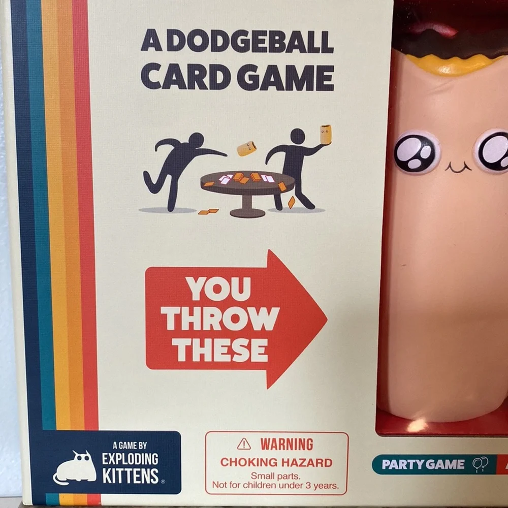 THROW THROW BURRITO | DODGEBALL CARD GAME-By Exploding Kittens-New in Box!